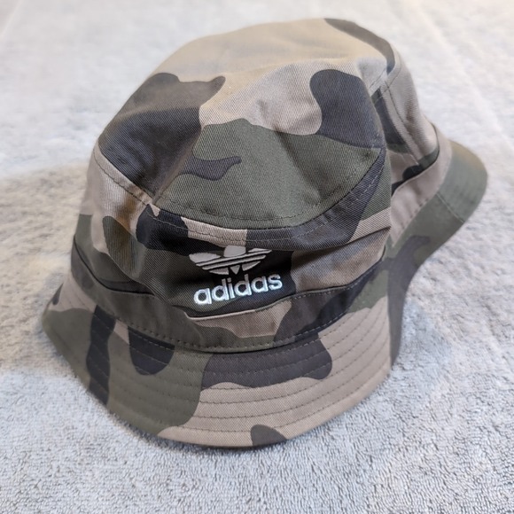 adidas Other - Adidas Originals AOP Bucket Tactical Camo Olive Cargo UniSex CK5060